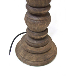 Lampa Lampka nocna drewniana 60cm